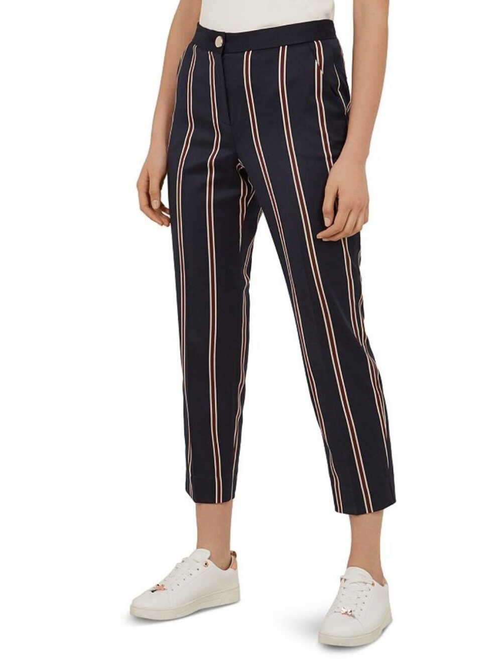 Ted Baker Haryeet Striped Tailored Trousers NWT